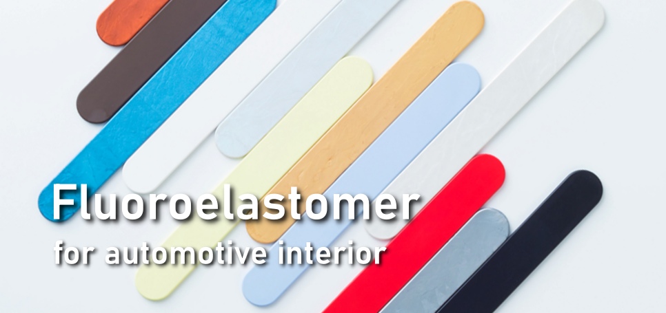 Fluoroelastomer for automotive interior